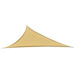 Vele ombreggianti triangolari scontate beige in HDPE triangolari 