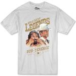 Terence Hill Bud Spencer - Maglietta da uomo, motivo: Wild West Legends - Bud & Terence (bianco) bianco XL
