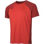 T-shirt tecniche scontate rosse S Bluesign sostenibili mezza manica per Uomo Ternua 