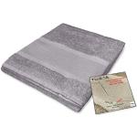 Set asciugamani grigio 60x110 tinta unita 