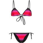 Bikini rossi S in poliestere a triangolo per Donna Attico 