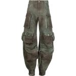 Pantaloni cargo militari 7 XL di cotone mimetici Attico 