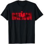 The Batman Crimson Drawn Bat Logo Maglietta
