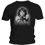 The Doors Black Break on Through Jim Morrison Ufficiale Uomo Maglietta Unisex (Large)