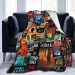 The Full Collection of Stephen King Books - Coperta leggera e accogliente per letto, morbida coperta da divano, adatta per tutte le stagioni: 80 x 60 cm