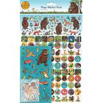 Paper Projects The Gruffalo Mega Sticker Pack | Tre tipi di adesivi (circa 150 totali) | riutilizzabili su superfici non porose, blu, 29,7 cm x 21 cm