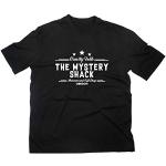 The Mystery Shack Gravity Falls Logo T-Shirt Nero
