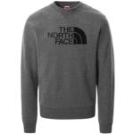 Felpe grigie L di cotone con cappuccio per Uomo The North Face Drew Peak 