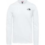 Magliette & T-shirt bianche S manica lunga con manica lunga per Uomo The North Face Easy 