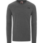 Magliette & T-shirt grigie S manica lunga con manica lunga per Uomo The North Face Easy 