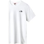 Magliette & T-shirt bianche XXL mezza manica con scollo rotondo per Uomo The North Face Redbox 