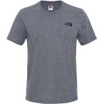 Magliette & T-shirt grigie XS mezza manica con scollo rotondo per Uomo The North Face Simple Dome 
