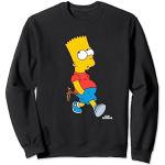 Felpe nere S in twill per Donna Simpsons Bart Simpson 