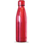 Bottiglie termiche 500 ml rosse in acciaio inox inossidabili 