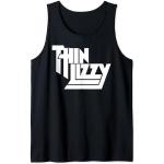 Thin Lizzy – White Stacked Logo Canotta