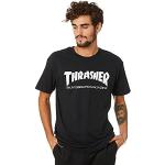 THRASHER Canottiera da Uomo Skate Mag, Uomo, T-Shirt, KTW2U001061, Nero, S