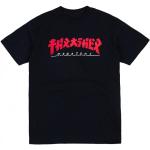 Thrasher magazine godzilla black tshirt