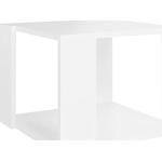 Tavolini moderni bianchi di legno 