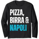 Maglie nere S a tema pizza per Donna SSC Napoli 