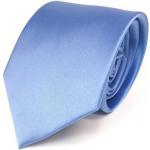 TigerTie raso cravatta - blu azzurro uni poliester