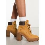 Timberland - Allington - Stivali con tacco da 6 in pelle nabuk color grano-Neutro