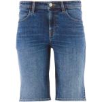 Pantaloncini scontati blu di cotone Bio sostenibili di jeans per Uomo Timberland 