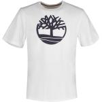 Magliette & T-shirt scontate casual bianche S di cotone mezza manica con manica corta per Uomo Timberland Kennebec River 