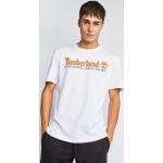 Magliette & T-shirt bianche L di cotone mezza manica con manica corta per Uomo Timberland 