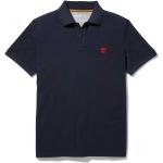Timberland Millers River Collar Jacquard Piqué Yd Slim Short Sleeve Polo Shirt Blu S Uomo