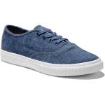 Sneakers larghezza E blu numero 39,5 di gomma con stringhe impermeabili per Donna Timberland Newport Bay 