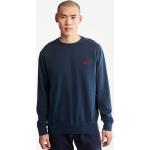 Timberland Felpa Da Uomo Garment-dyed In Blu Marino Blu Marino, Size M