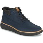 Sneakers alte scontate blu numero 41 con tacco da 3 cm a 5 cm per Uomo Timberland Cross Mark 