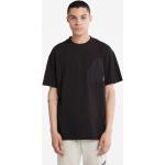 Magliette & T-shirt asimmetriche nere L di cotone per Uomo Timberland 
