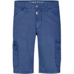 Pantaloni cargo scontati blu reale di cotone per l'estate per Uomo Timezone 