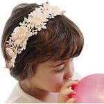Collane eleganti rosa in tessuto artigianali per bambini Tininna 