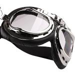 TININNA - Occhiali da nuoto modello Aviatore, indispensabile, protezione UV Mirror Trasparente taglia unica