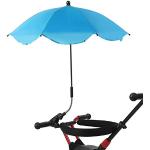 Tireow - Ombrello pieghevole per passeggino, universale, parasole UV, blu, Taille développée: 78cm/30.7inch,