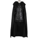 Costumi Cosplay neri XL taglie comode lavabili in lavatrice Il trono di spade Jon Snow 