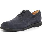 Tod's I0261 Scarpa Allacciata Uomo Man Suede Shoes Blue-6