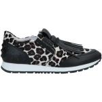 Sneakers nere numero 35 di gomma leopardate per Donna Tod's 