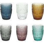 Bicchieri scontati multicolore di vetro da acqua Tognana 