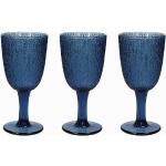 Bicchieri blu di vetro 3 pezzi Tognana 