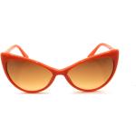 Occhiali da sole scontati arancioni a gatto per Donna Tom Ford 