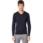 Tom Tailor Simple Knitted V-neck Sweater Blu L Uomo