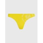 Bikini scontati gialli S in poliammide brasiliani per Donna Tommy Hilfiger 