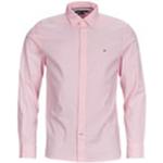 Camicie Oxford scontate rosa XL manica lunga per Uomo Tommy Hilfiger 