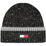 Cappelli invernali eleganti neri di gomma per Uomo Tommy Hilfiger 
