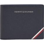 Portafogli verticali eleganti neri di pelle sostenibili per Uomo Tommy Hilfiger 