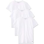 Magliette & T-shirt scontate casual bianche XL di cotone con scollo tondo mezza manica con scollo rotondo per Uomo Tommy Hilfiger 