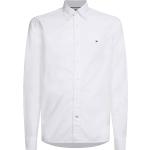 Camicie scontate eleganti bianche XXL taglie comode Bio sostenibili con manica lunga per Uomo Tommy Hilfiger Poplin 